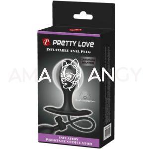 PRETTY LOVE - PLUG ANAL INFLABLE NEGRO