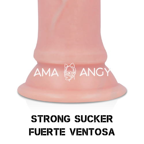 ROCKARMY - ARNÉS + LIQUID SILICONE DILDO PREMIUM SPITFIRE 21 CM -O- 4.62 CM - Imagen 4
